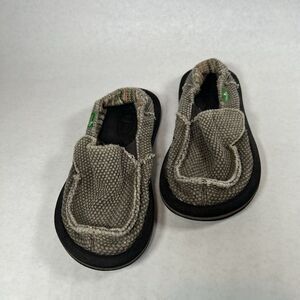 Sanuk Youth Boys Shoes 10 Hook And Loop Closure Surf Skate